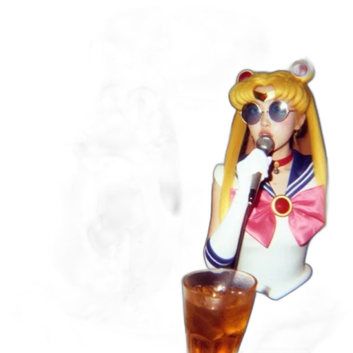 staff, food, bottle, robot transparent PNG cut-out