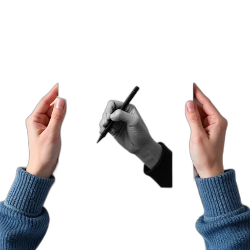 staff, jacket, weapon, face transparent PNG cut-out