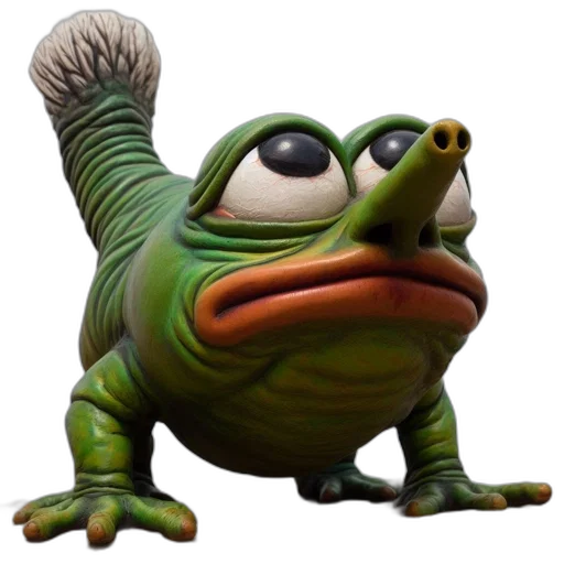 creature, animal, dragon, staff transparent PNG cut-out