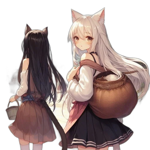 dress, staff, creature, jacket transparent PNG cut-out