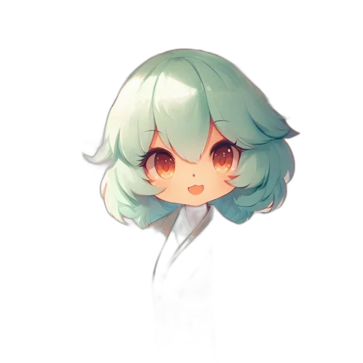 face, staff, hair, creature transparent PNG cut-out