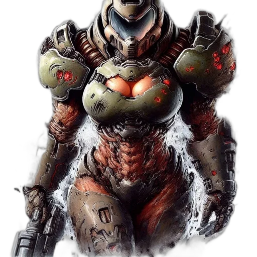 robot, creature, animal, weapon transparent PNG cut-out