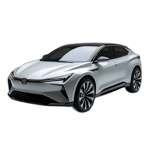 car, 3d render, concept art, photorealistic transparent PNG cut-out