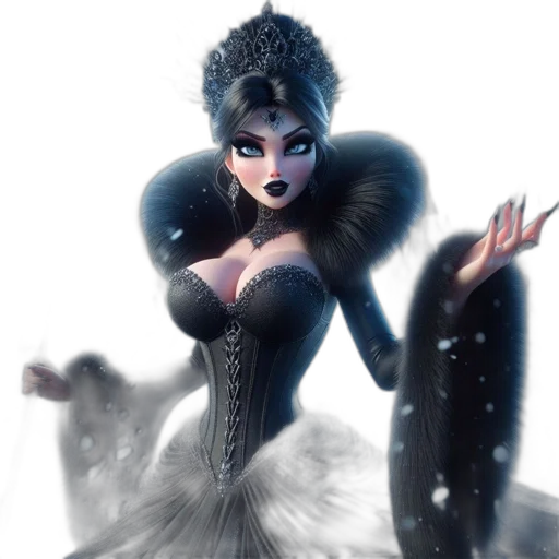 dress, crown, concept art, fantasy art transparent PNG cut-out