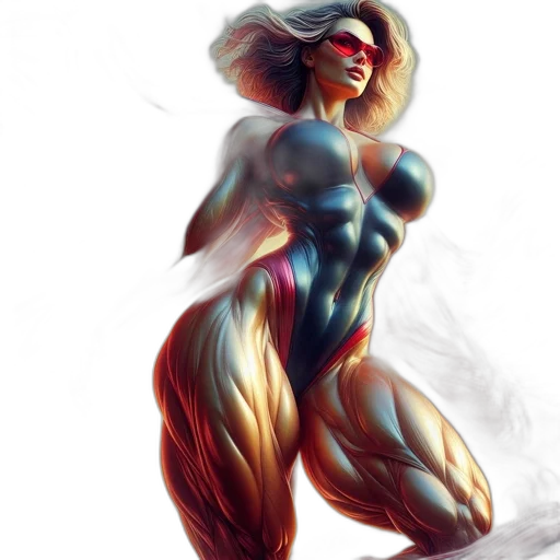 hair, comic book art, concept art, fantasy art transparent PNG cut-out