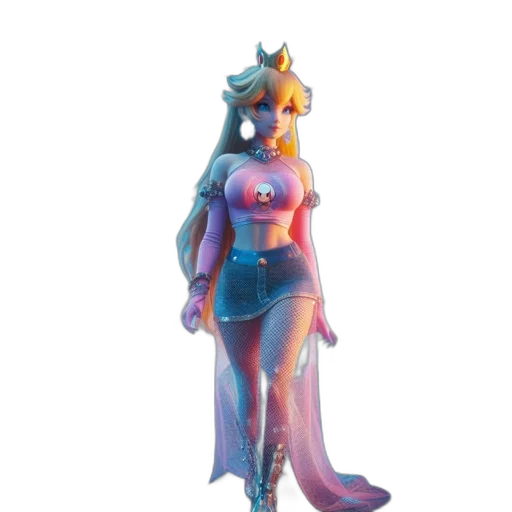 dress, crown, concept art, pixel art transparent PNG cut-out