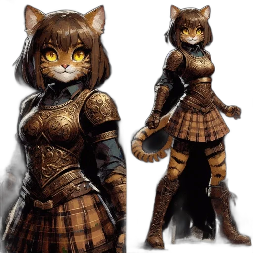 concept art, fantasy art, comic book art, 3d render transparent PNG cut-out