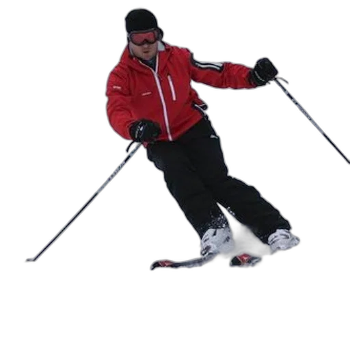 staff, weapon, jacket, skier transparent PNG cut-out