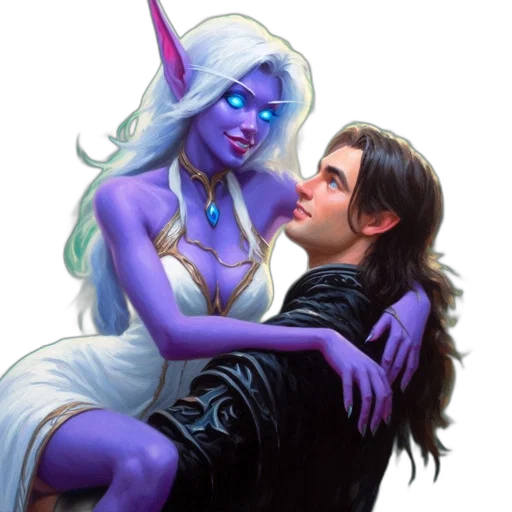 fantasy art, concept art, comic book art, pixel art transparent PNG cut-out