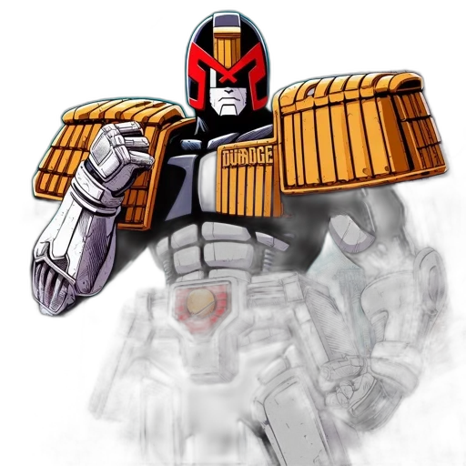 robot, concept art, comic book art, fantasy art transparent PNG cut-out