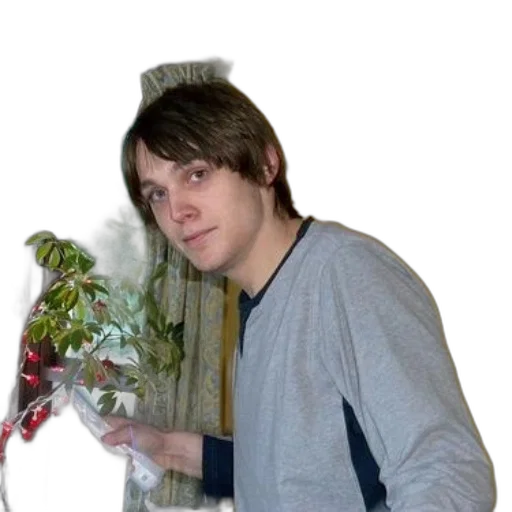flower, staff, hat, creature transparent PNG cut-out