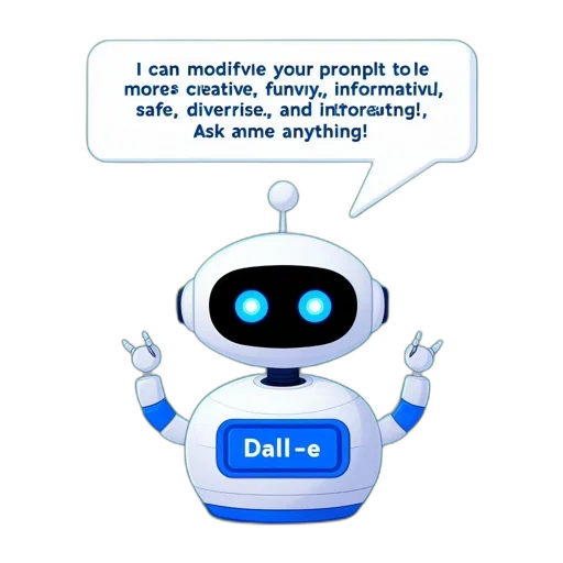 robot, friendly, conversational, white transparent PNG cut-out