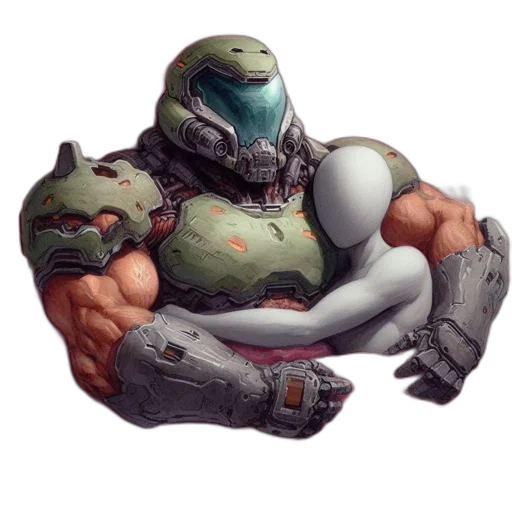 robot, creature, mask, face transparent PNG cut-out