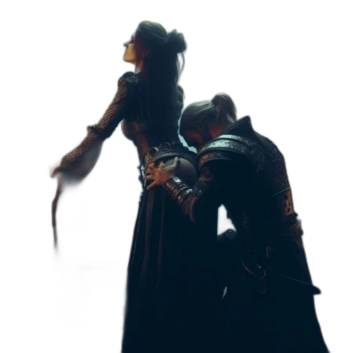 sword, mask, dragon, staff transparent PNG cut-out