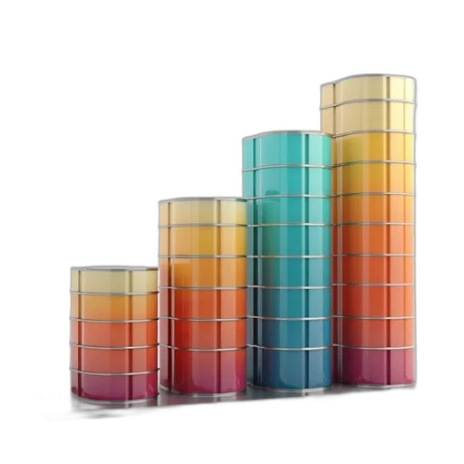 3d render, colorful, pastel, neon transparent PNG cut-out