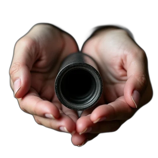 weapon, bottle, staff, face transparent PNG cut-out