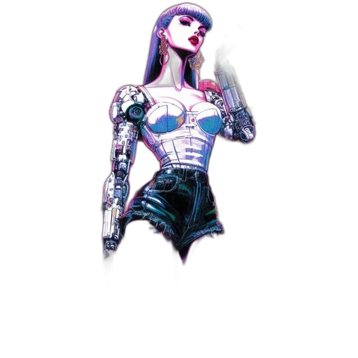 robot, dress, jewelry, jacket transparent PNG cut-out