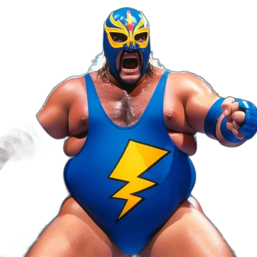 inside, wrestling, ring, muscular transparent PNG cut-out