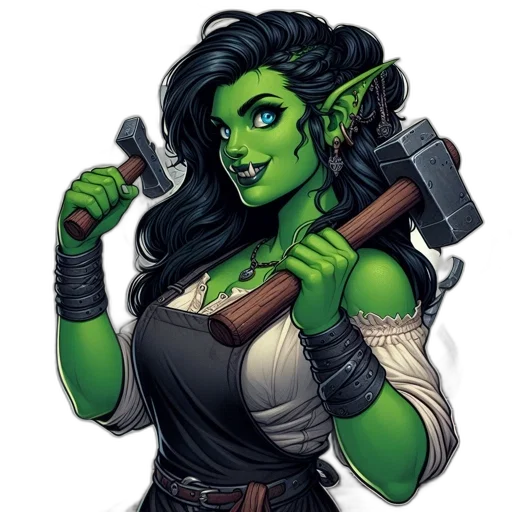 staff, fantasy art, concept art, comic book art transparent PNG cut-out