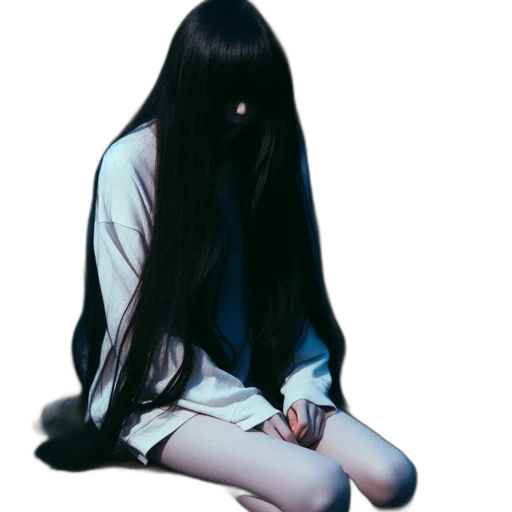 hair, mask, dress, face transparent PNG cut-out