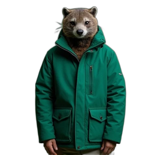 jacket, animal, creature, concept art transparent PNG cut-out