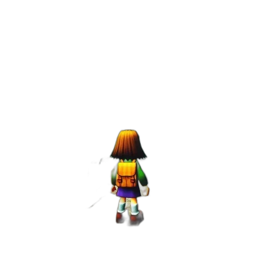 hair, staff, weapon, dress transparent PNG cut-out