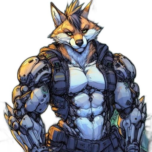 jacket, staff, animal, weapon transparent PNG cut-out