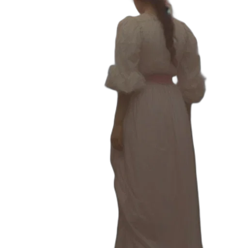 dress, staff, hat, jacket transparent PNG cut-out