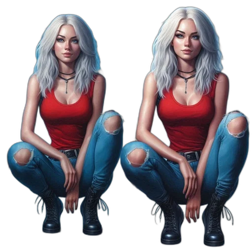 concept art, fantasy art, comic book art, photorealistic transparent PNG cut-out