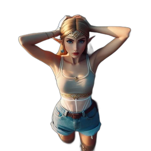 dress, hat, face, crown transparent PNG cut-out