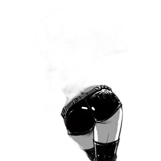 mask, robot, shoes, staff transparent PNG cut-out