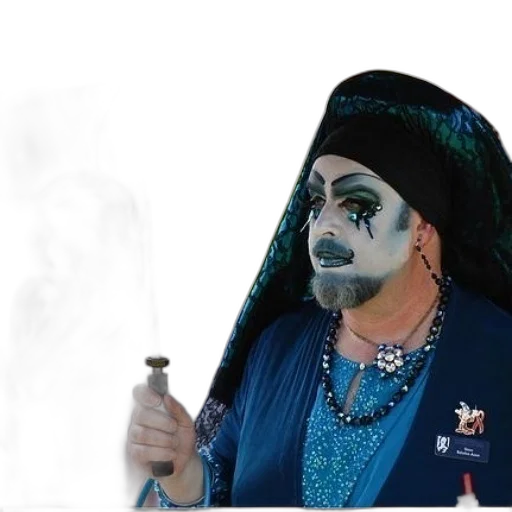 mask, staff, creature, face transparent PNG cut-out