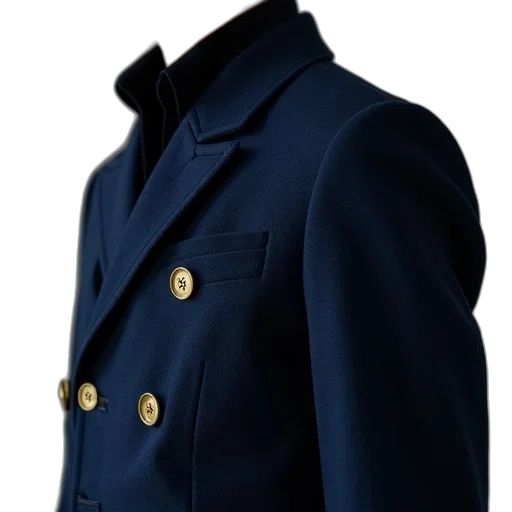 jacket, staff, dress, 3d render transparent PNG cut-out