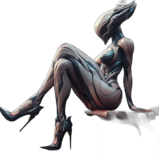 dress, shoes, creature, concept art transparent PNG cut-out
