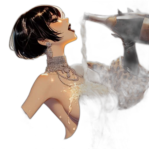 dress, concept art, fantasy art, photorealistic transparent PNG cut-out