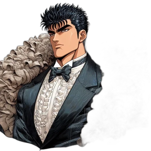 jacket, concept art, fantasy art, anime transparent PNG cut-out