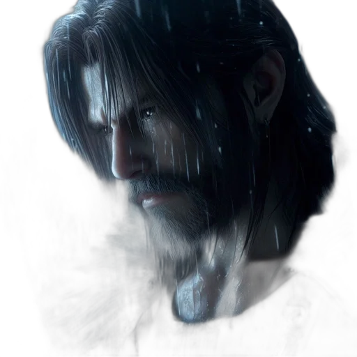 face, mask, hair, concept art transparent PNG cut-out