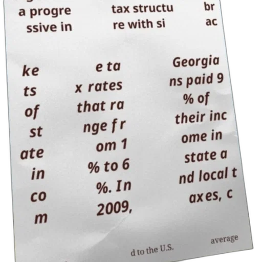 georgia, has, progressive, tax transparent PNG cut-out