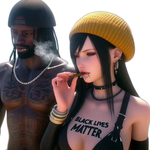 hat, cyberpunk, concept art, 3d render transparent PNG cut-out