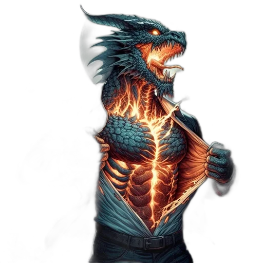 dragon, creature, animal, fantasy art transparent PNG cut-out