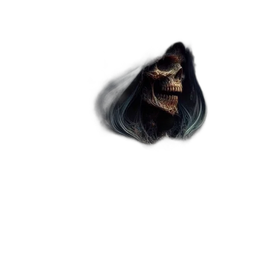 mask, face, hair, creature transparent PNG cut-out