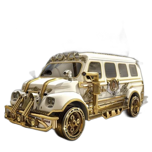 car, 3d render, concept art, fantasy art transparent PNG cut-out