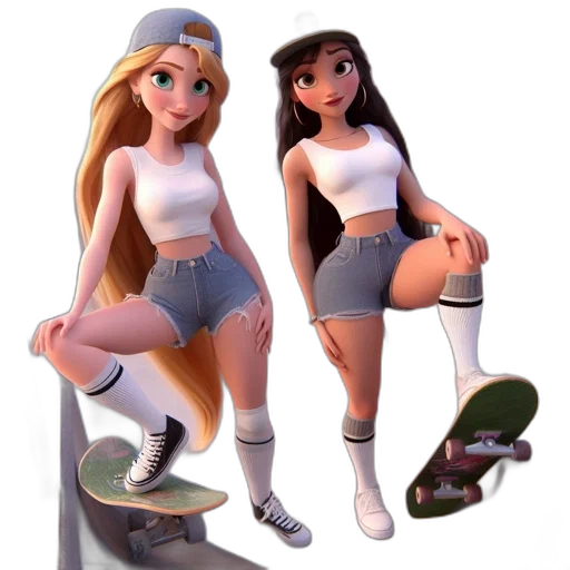 shoes, hat, dress, 3d render transparent PNG cut-out