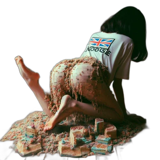 individual, wears, flag, shirt transparent PNG cut-out