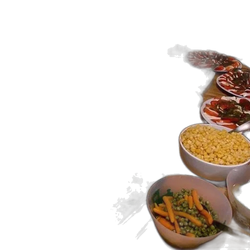 food, buffet, table, variety transparent PNG cut-out