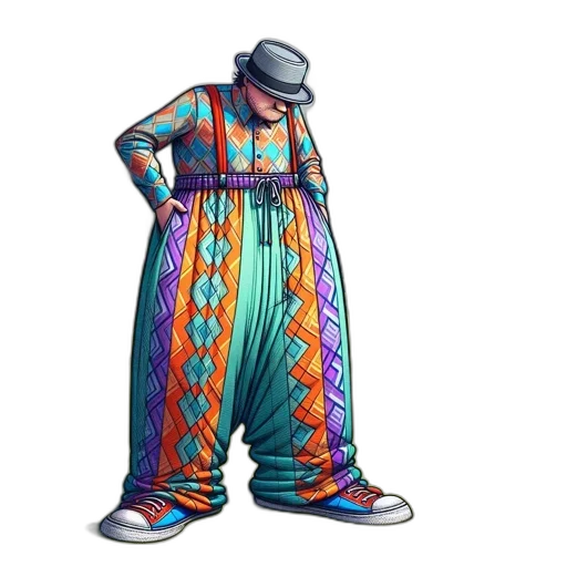 hat, jacket, dress, staff transparent PNG cut-out