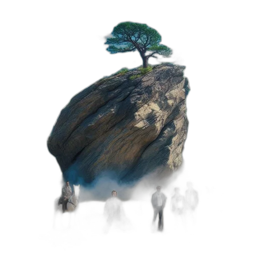 tree, crown, concept art, 3d render transparent PNG cut-out