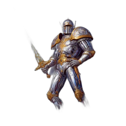 sword, staff, weapon, robot transparent PNG cut-out