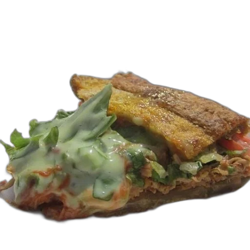 food, photorealistic, plate, sandwich transparent PNG cut-out