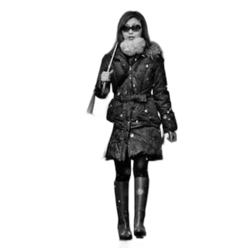jacket, mask, dress, staff transparent PNG cut-out